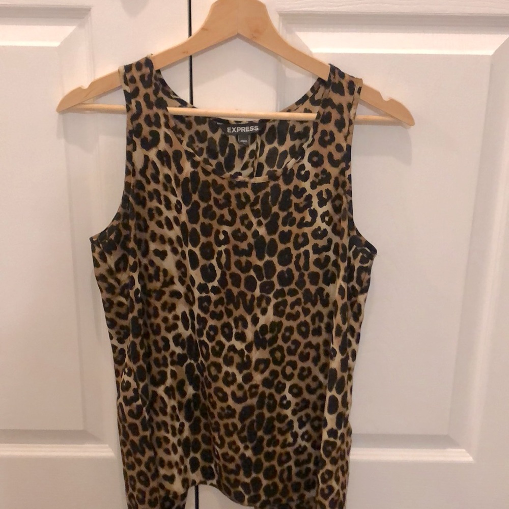 Express split back tank top